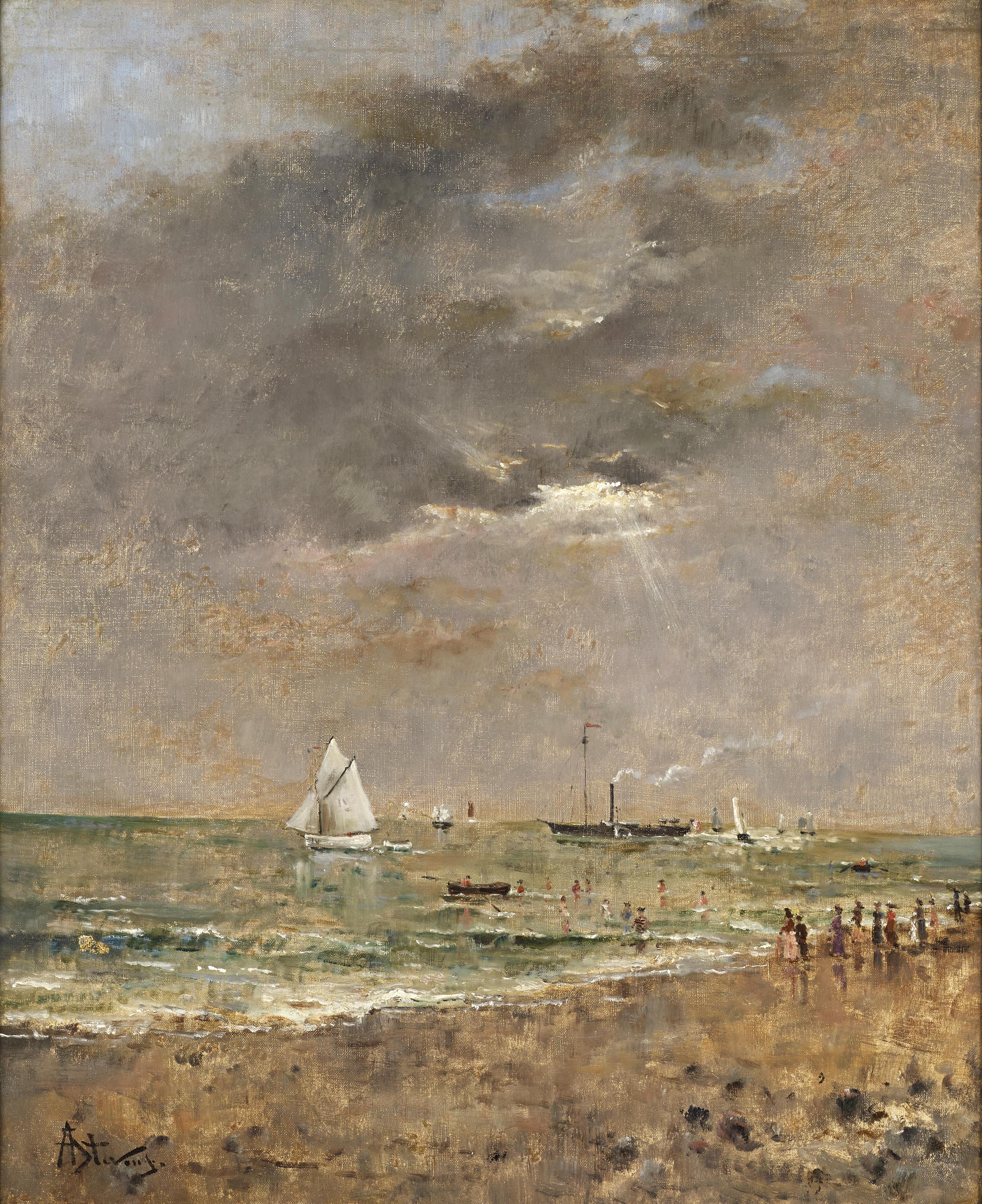 Vue prise à Dieppe